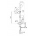 Смеситель Wonzon & Woghand Loop WW-112-00-508 для раковины, черный/матовый