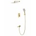 Душевая система Wonzon & Woghand Edge WW-88939003-BG встраиваемая, брашированное золото