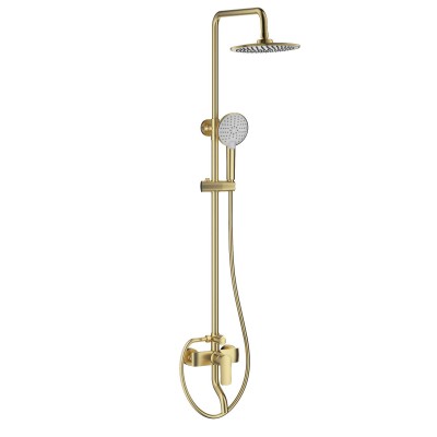 Душевая система Wonzon & Woghand Line WW-AE3354-BG брашированное золото