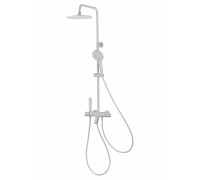 Душевая система Wonzon & Woghand The ONE WW-B3094-MW с термостатом, белый/матовый