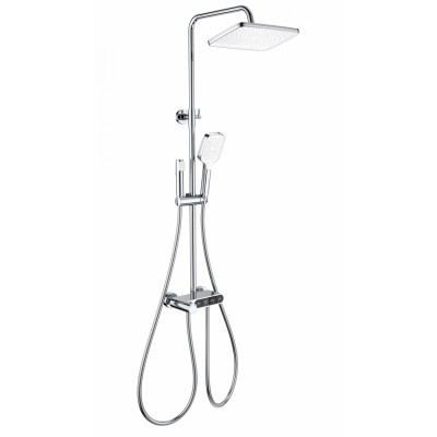 Душевая система Wonzon & Woghand Muse Corno WW-B3112-CR с термостатом, хром