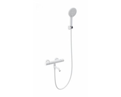 Смеситель Wonzon & Woghand INN 1 WW-B3013-A1-MW для ванны и душа с термостатом, белый/матовый