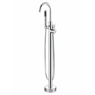 Смеситель Wonzon & Woghand Stick WW-88649017-CR напольный для ванны и душа, хром