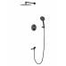 Душевая система Wonzon & Woghand Stick WW-88929010-MB встраиваемая с термостатом, черный/матовый