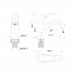Смеситель Wonzon & Woghand WW-A40212-CR для раковины, хром