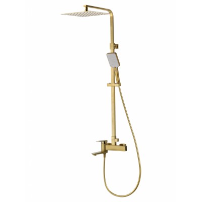 Душевая система Wonzon & Woghand Edge WW-88739003-BG брашированное золото