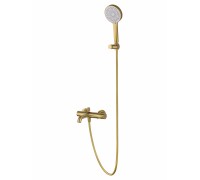 Смеситель Wonzon & Woghand Stick WW-88639017-BG для ванны и душа, брашированное золото