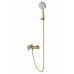 Смеситель Wonzon & Woghand Stick WW-88639017-BG для ванны и душа, брашированное золото