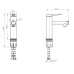 Смеситель Wonzon & Woghand WW-H1017-MB для раковины, черный/матовый
