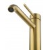 Смеситель Wonzon & Woghand Stick WW-88239017-BG для раковины, брашированное золото