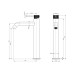 Смеситель Wonzon & Woghand WW-H1062-MB для раковины, черный/матовый