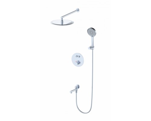 Душевая система Wonzon & Woghand Stick WW-88929010-CR встраиваемая с термостатом, хром
