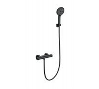 Смеситель Wonzon & Woghand INN 3 WW-B2003-A-MB для душа с термостатом, черный/матовый