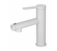 Смеситель Wonzon & Woghand WW-H1017-MW для раковины, белый/матовый