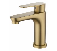 Смеситель Wonzon & Woghand Alfa WW-A40202-BG для раковины, брашированное золото