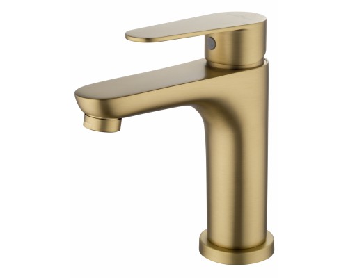 Смеситель Wonzon & Woghand Alfa WW-A40202-BG для раковины, брашированное золото