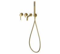 Смеситель Wonzon & Woghand Stick WW-889017-BG встраиваемый для ванны и душа, брашированное золото