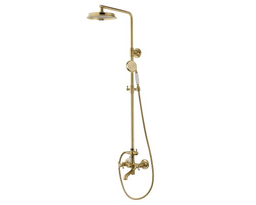 Душевая система Wonzon & Woghand Retro WW-88739020-BG брашированное золото