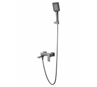 Смеситель Wonzon & Woghand Cube 2.0 WW-88037068-BGM для ванны и душа, темный графит