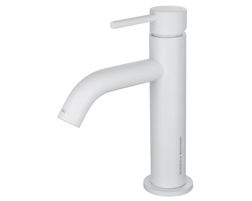 Смеситель Wonzon & Woghand WW-H1061-MW для раковины, белый/матовый