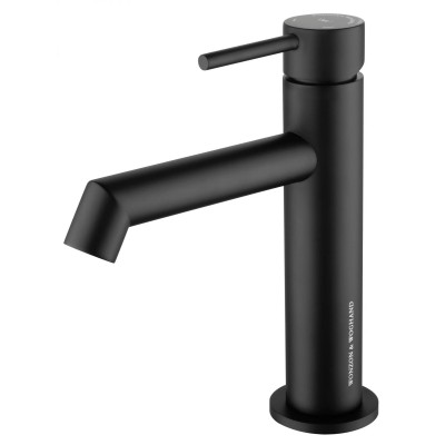 Смеситель Wonzon & Woghand WW-H1063-MB для раковины, черный/матовый