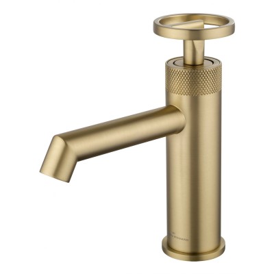 Смеситель Wonzon & Woghand WW-H1065-BG для раковины, брашированное золото