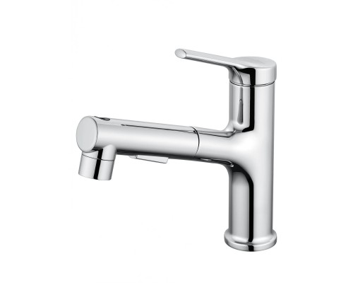 Смеситель Wonzon & Woghand WW-A40862-CR для раковины с выдвижным изливом, хром