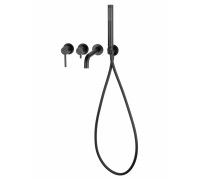 Смеситель Wonzon & Woghand Stick WW-889017-MB встраиваемый для ванны и душа, черный/матовый