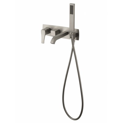 Смеситель Wonzon & Woghand Flex WW-88889072-BN встраиваемый для ванны и душа, брашированный никель