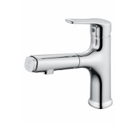 Смеситель Wonzon & Woghand WW-AE4151-CR для раковины с выдвижным изливом, хром