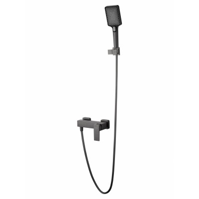 Смеситель Wonzon & Woghand Cube 2.0 WW-88048068-BGM для душа, темный графит