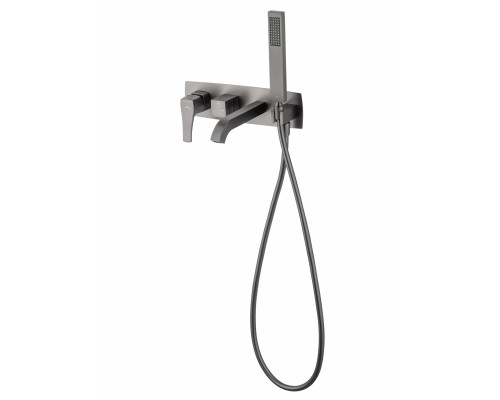 Смеситель Wonzon & Woghand Flex WW-88889072-BGM встраиваемый для ванны и душа, темный графит