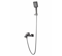 Смеситель Wonzon & Woghand Flex WW-88037072-BGM для ванны и душа, темный графит