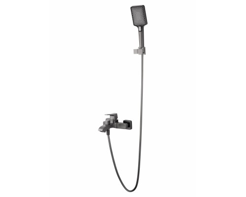 Смеситель Wonzon & Woghand Flex WW-88037072-BGM для ванны и душа, темный графит