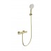 Смеситель Wonzon & Woghand INN 3 WW-B2003-A-BG для душа с термостатом, брашированное золото