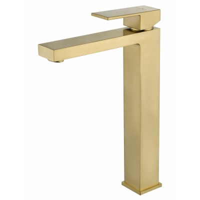 Смеситель Wonzon & Woghand Cube WW-88239016-BG для раковины, брашированное золото