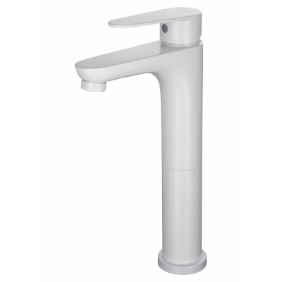 Смеситель Wonzon & Woghand Alfa WW-A40232-MW для раковины, белый/матовый