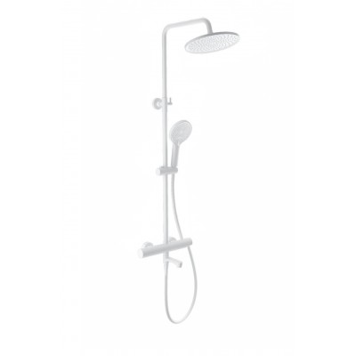 Душевая система Wonzon & Woghand WW-B3069-MW с термостатом, белый/матовый
