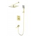 Душевая система Wonzon & Woghand WW-88929003-BG встраиваемая с термостатом, брашированное золото