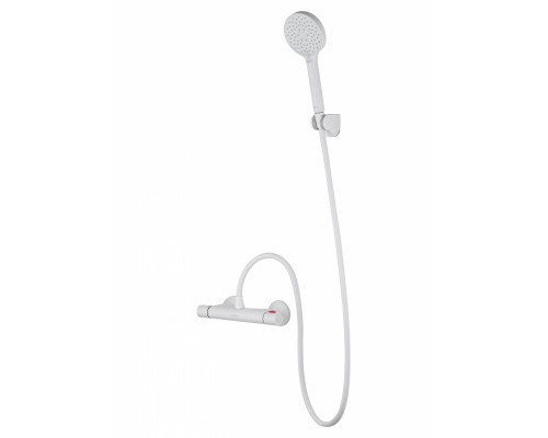 Смеситель Wonzon & Woghand INN 5 WW-B1005-A-MW для душа с термостатом, белый/матовый