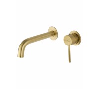 Смеситель Wonzon & Woghand Stick WW-88869017-BG встраиваемый для раковины, брашированное золото