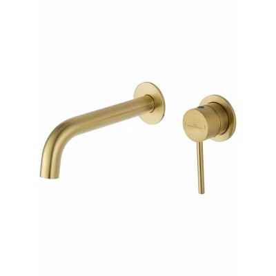 Смеситель Wonzon & Woghand Stick WW-88869017-BG встраиваемый для раковины, брашированное золото