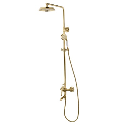 Душевая система Wonzon & Woghand Steam WW-88739008-BG брашированное золото