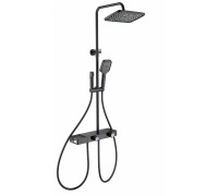 Душевая система Wonzon & Woghand Shelf WW-B4161-MB черный/матовый