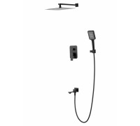 Душевая система Wonzon & Woghand Diamond WW-88939011-MB встраиваемая, черный/матовый