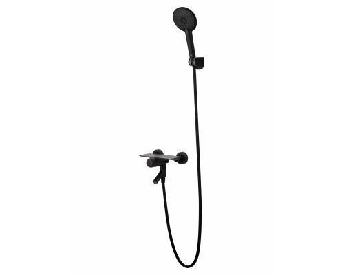 Смеситель Wonzon & Woghand Click WW-FE05L221-MB для ванны и душа, черный/матовый