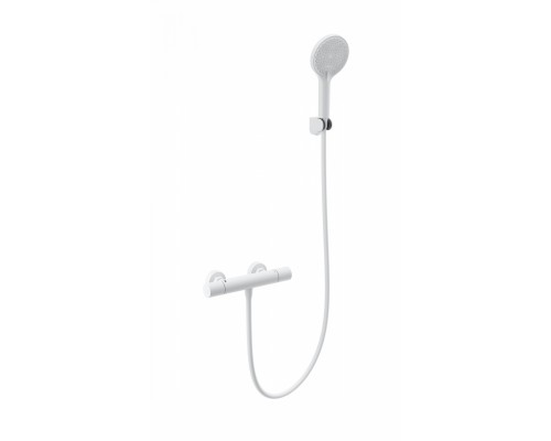 Смеситель Wonzon & Woghand INN 1 WW-B3013-A-MW для душа с термостатом, белый/матовый