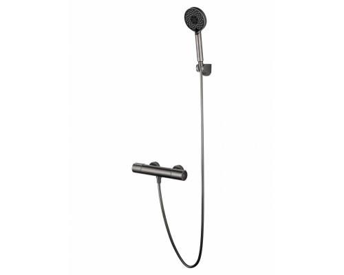 Смеситель Wonzon & Woghand INN 2 WW-A2006-A-BGG для душа с термостатом, темный графит