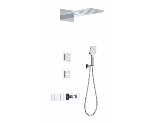 Душевая система Wonzon & Woghand WW-D4538-A-CR встраиваемая с термостатом, хром
