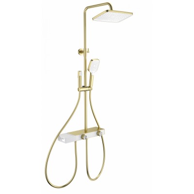 Душевая система Wonzon & Woghand Shelf WW-B4161-BG брашированное золото